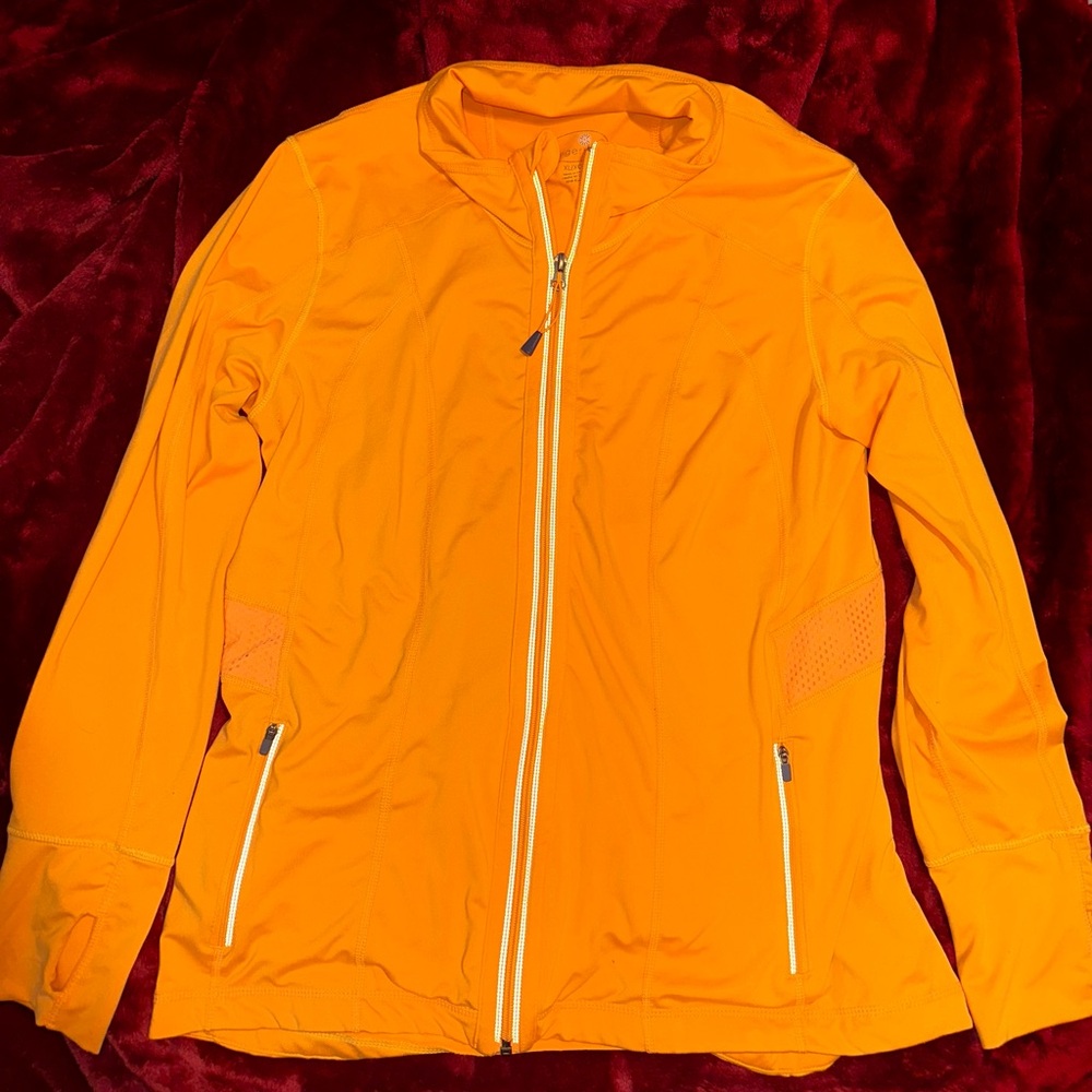 Tangerine Women's Orange Zip-Up Jacket